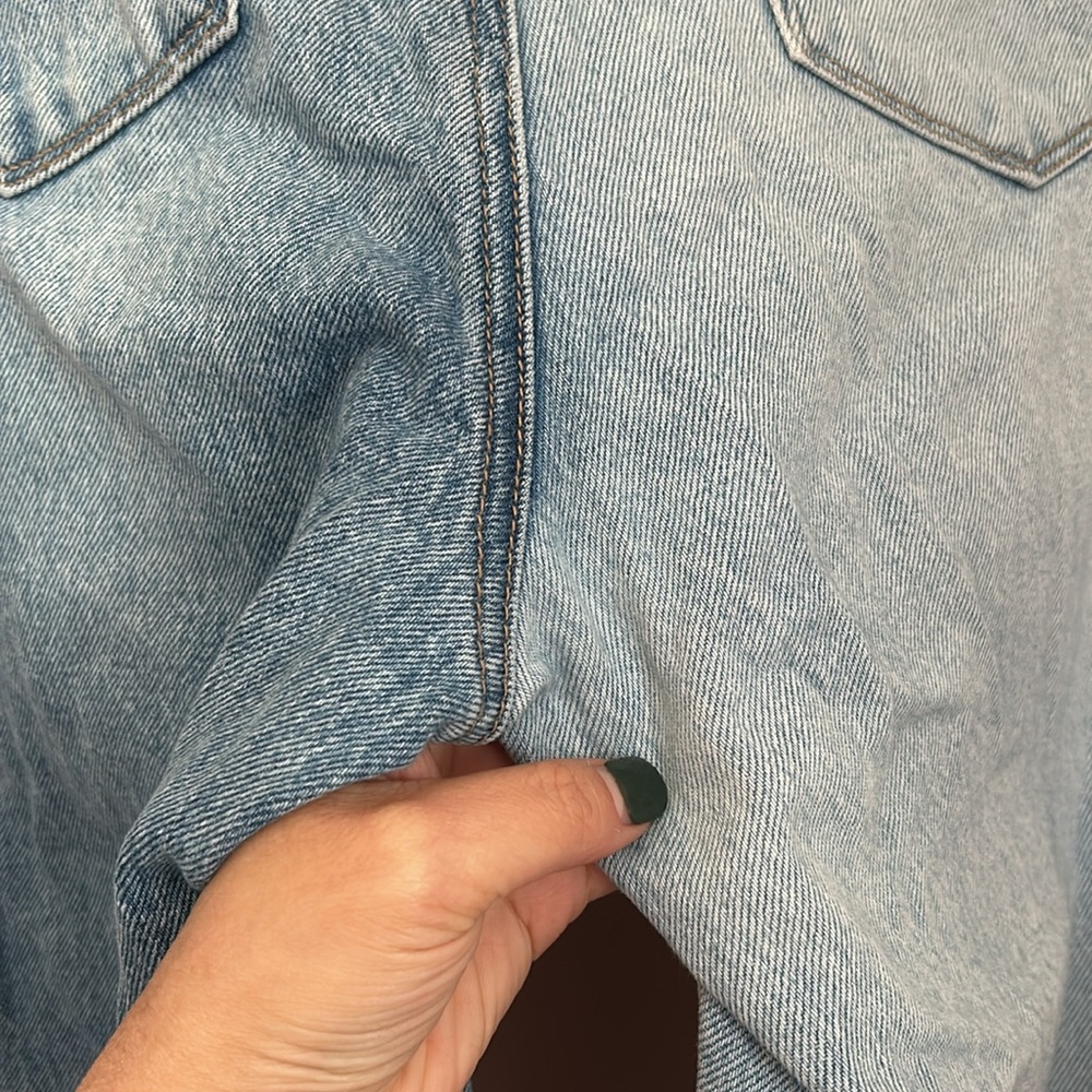 BLANKNYC Baxter Rib Cage Straight Leg Jeans Limited Edition Blue 27 Relaxed Fit - Picture 5 of 15
